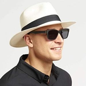 😎 Bestseller New Mens Ivory Straw Beach Hat 🏖️